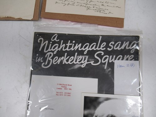 Lot 146 - A collection of fifty-three autographs,...