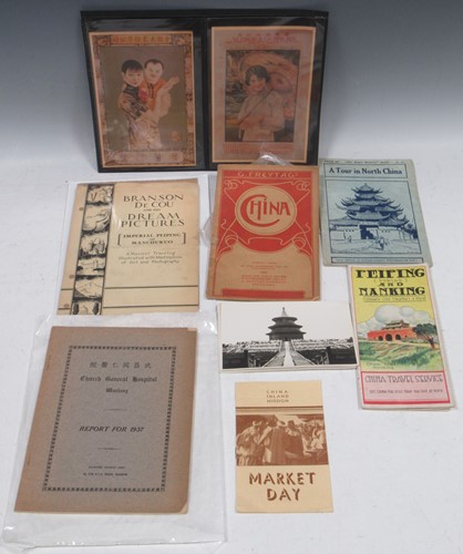 Lot 158 - Eight items of travel and other ephemera...