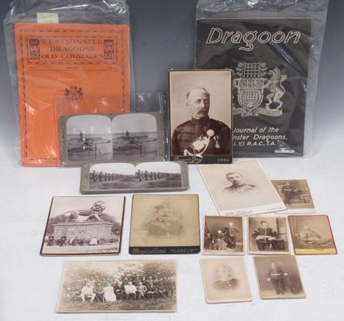 Lot 159 - Good quality military ephemera, including late...