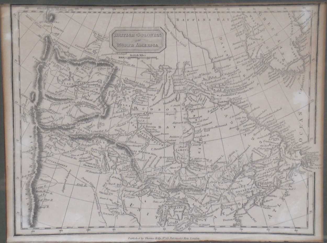 Lot 386 - Map of "British Colonies of North America",...