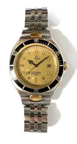 Lot 185A - Omega Seamaster 200m quartz wristwatch head,...