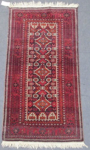 Lot 561 - A Bokhara rug 173 x 104cm, a small Persian...