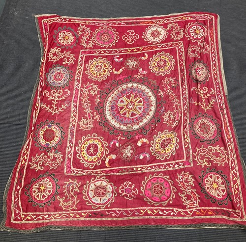 Lot 572 - A silk Sudanese bokhara, 173 x 154cm