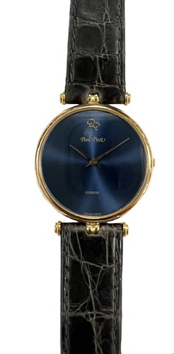 Lot 365 - Paul Picot, Genève  - A gold plated wristwatch