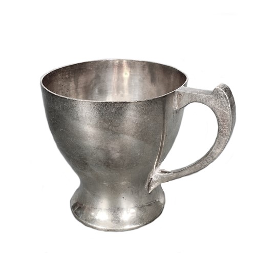 Lot 546 - A George V silver christening mug