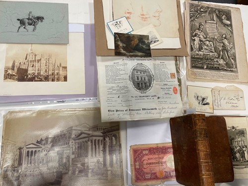 Lot 354 - Prints, ephemera and photographs