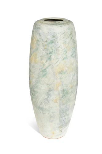 Lot 59 - Chris Carter (born 1945), a tall stoneware vase