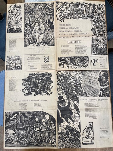 Lot 319 - Mexican 1960s political and anti-establishment artwork