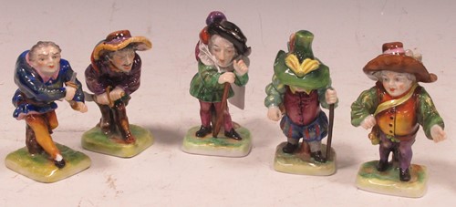 Lot 36 - Five Manson Gnomes, 10cm high and one other;...