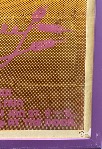 Lot 159 - 'Rock', a poster designed by Hot Grunt for the Last Minute Put Together Boogie Band,, featuring Syd Barrett