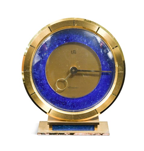 Lot 15 - UTI Germany, a gilt metal desk clock