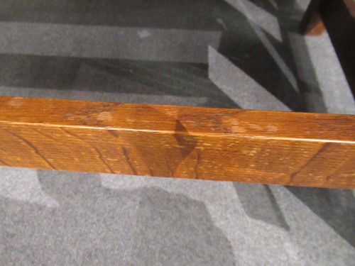 Lot 211 - Leopold and John George Stickley, an Arts & Crafts 'Mission' oak hall bench, designed 1906