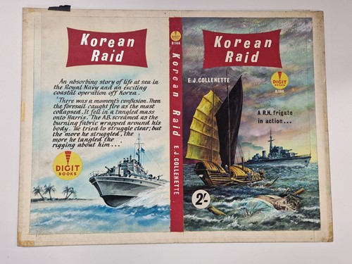 Lot 575 - Three unframed original cover designs for Digit Books