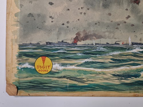 Lot 575 - Three unframed original cover designs for Digit Books