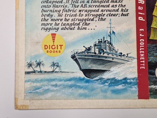 Lot 575 - Three unframed original cover designs for Digit Books