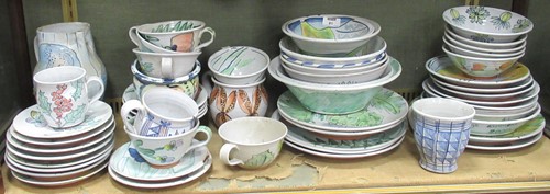 Lot 81 - A large collection of Daphne Carnegy ceramics...