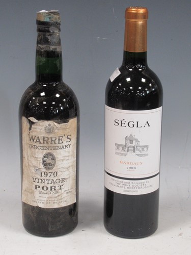 Lot 86 - Warre's vintage port 1970 x 1, Margaux Segla...