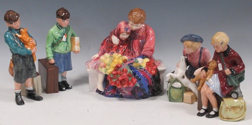 Lot 3 - A group of Royal Doulton figurines, Boy...