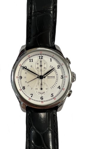 Lot 339 - Bremont - A steel limited edition 'Victory' chronograph wristwatch