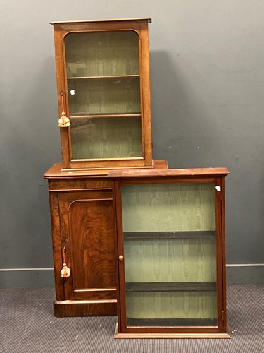 Lot 336 - A Victorian walnut cupboard 92 x 76 x 40cm...
