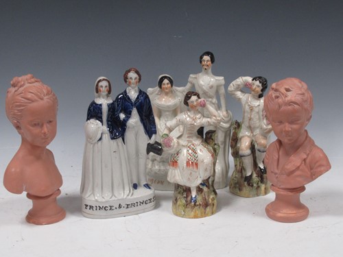 Lot 73 - A pair of early 20th century terracotta busts...