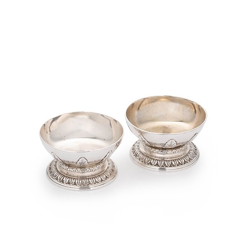 Lot 494 - A pair of (probably) 18th century salts