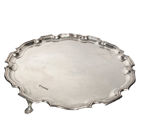 Lot 574 - An Elizabeth II silver salver