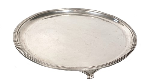 Lot 560 - A George VI silver salver