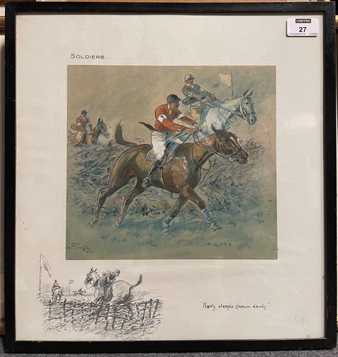 Lot 27 - Charles Johnson Payne 'Snaffles' (British, 1884-1967)