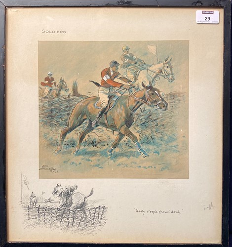 Lot 29 - Charles Johnson Payne 'Snaffles' (British, 1884-1967)
