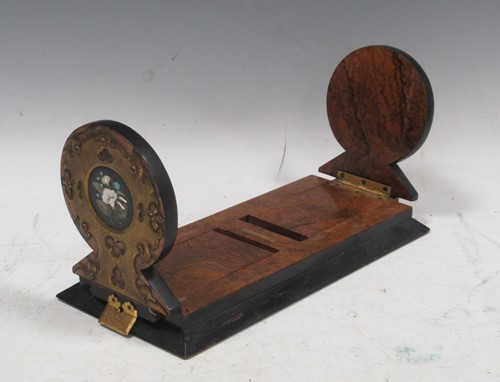 Lot 119 - A late Victorian Betjemann's patent walnut and...