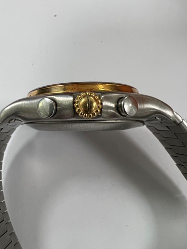Lot 347 - Ebel - A two-colour '1911 'Miami Vice' Sport Classic' chronograph wristwatch