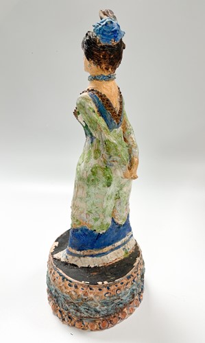 Lot 63 - Quentin Bell (1910-1996), a studio pottery model of a woman