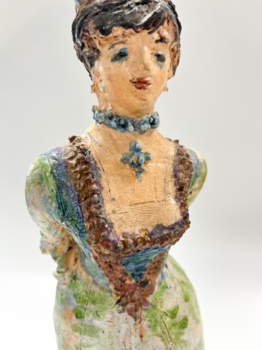 Lot 63 - Quentin Bell (1910-1996), a studio pottery model of a woman