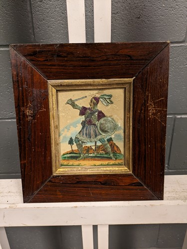 Lot 487 - Four tinsel pictures of Shakespearean subjects...