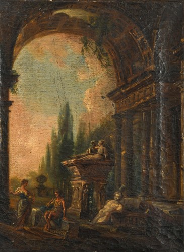 Lot 109 - Follower of Giovanni Paolo Panini