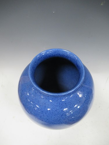 Lot 28 - A Moorcroft powder blue vase, 32cm high