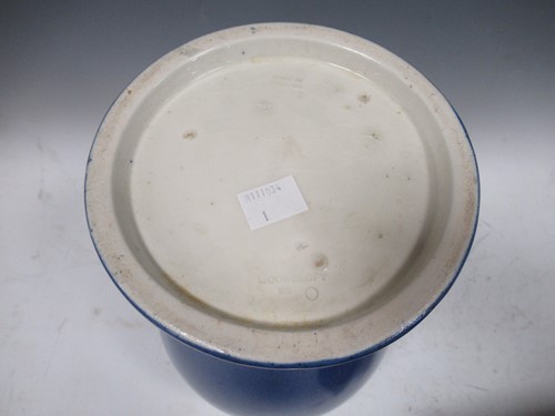 Lot 28 - A Moorcroft powder blue vase, 32cm high