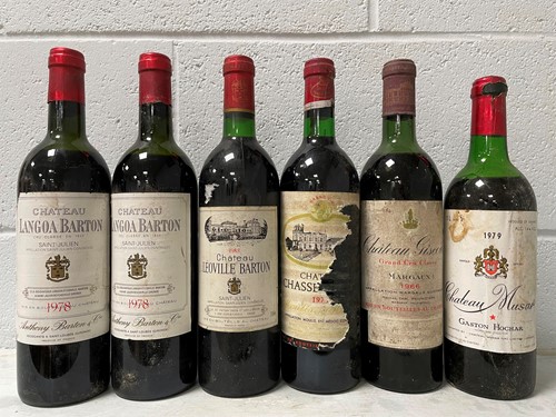 Lot 865 - Six mixed red wines