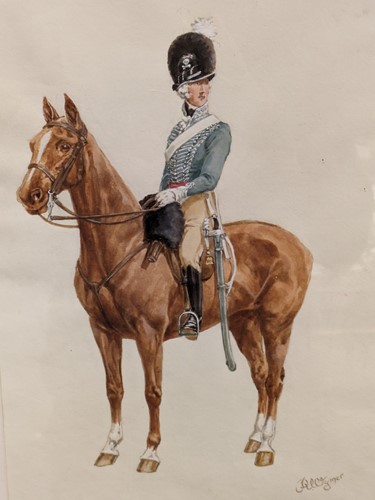 Lot 459 - R. Wymer, A pair of historical uniformed...