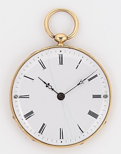 Lot 313 - Terond & Ravier, Genève - A mid 19th century ultra-slim open faced pocket watch