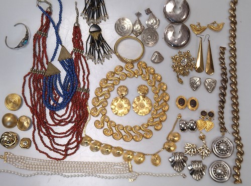 Lot 298 - A collection of costume jewellery, together...