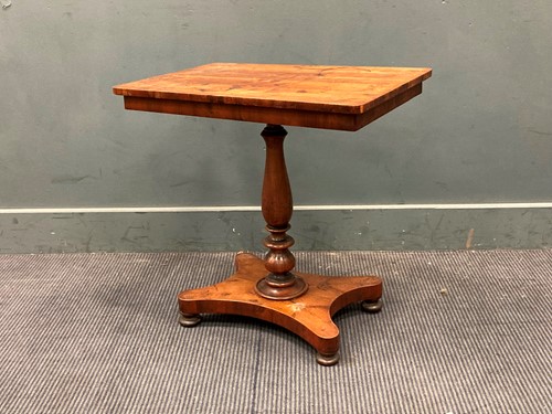 Lot 799 - A small Victorian yewwood occasional table on...