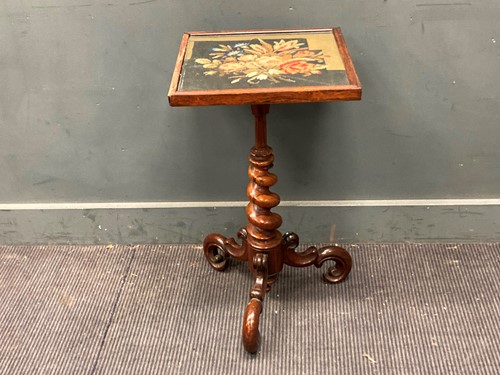 Lot 874 - A Victorian rosewood occasional table with...
