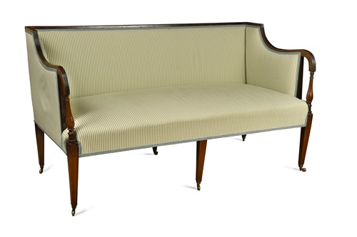Lot 792 - An Edwardian mahogany settee