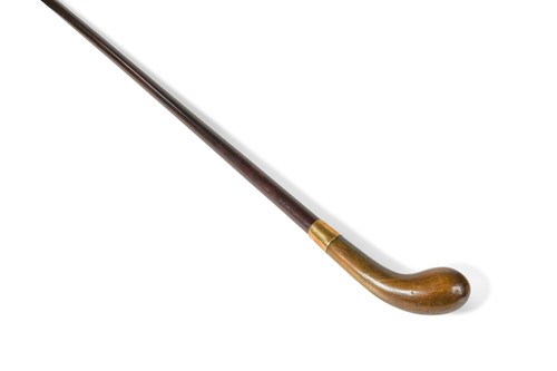 Lot 764 - A Rhinoceros horn-handled walking stick, circa 1910