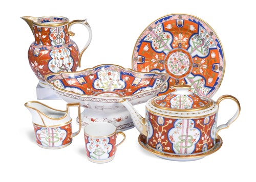 Lot 442 - An assortment of Spode and Coalport porcelain, circa 1800-05