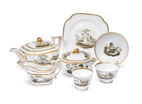 Lot 437 - A Spode tea and coffee service, circa 1825