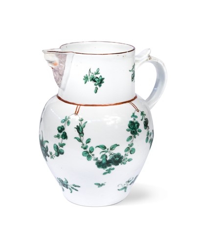 Lot 425 - A Champion Bristol mask jug, circa 1775