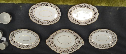 Lot 404 - A Barr Flight and Barr breakfast, coffee and dessert service, circa 1810